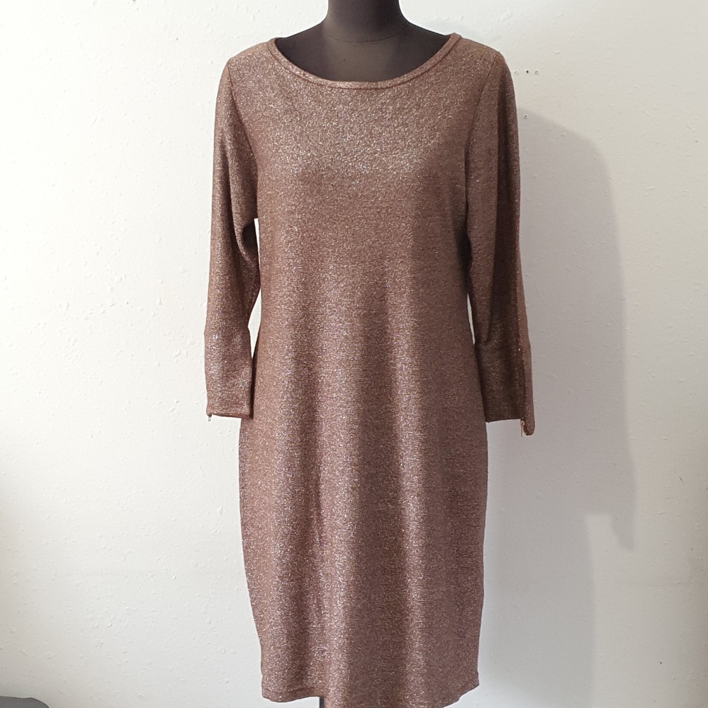 Prelude Sparkle Metallic Dress